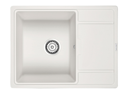 Кухонная мойка Paulmark FLUGEN 50-650 PM216550-WH 65х50 цвет белый